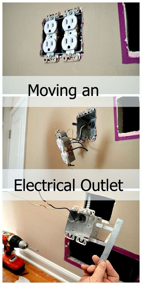 moving an electrical outlet box|raising an electrical outlet.